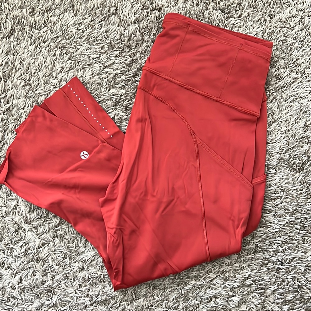 Coral Lululemon Leggings